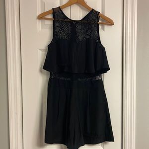 Parker slinky lace romper